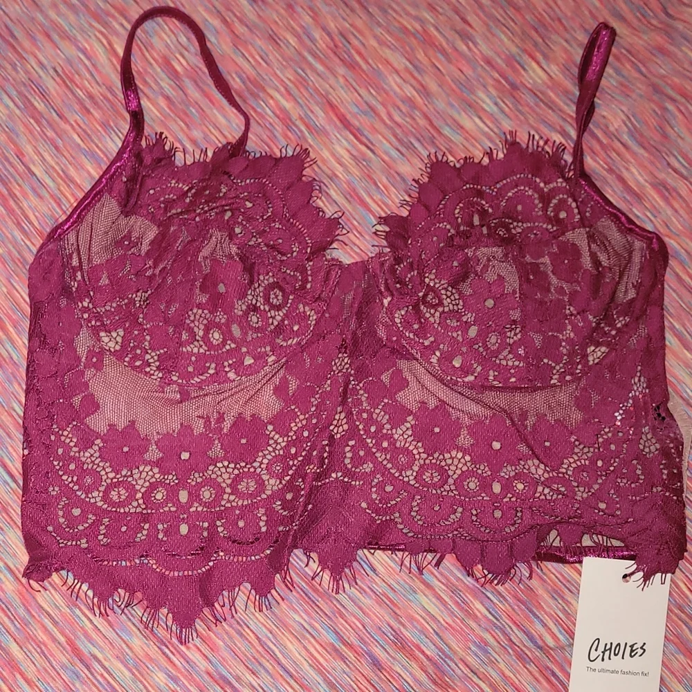Small Magenta bralette - Picture 1 of 2